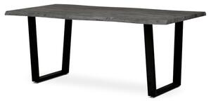 Jedálenský stôl JAMIE sivá/čierna
