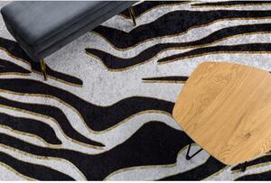 Kusový koberec Amada čiernokrémový 80x150cm