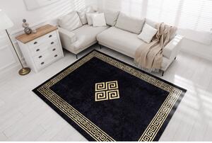 Kusový koberec Astre čiernozlatý 200x290cm