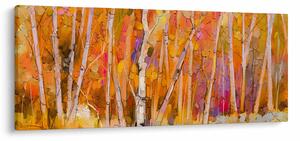 Obraz - Jesenný les (120x50 cm)
