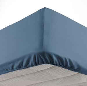 Modrá napínacia plachta z mikrovlákna 140x190 cm Oscar – douceur d'intérieur