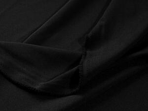 Biante Dekoračná obliečka na vankúš s lemom Rongo RG-014 Čierna 60 x 60 cm