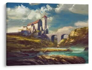 Obraz - Stredoveký hrad (70x50 cm)
