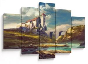 Obraz - Stredoveký hrad (150x105 cm)