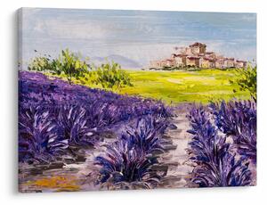 Obraz - Provance, Francúzsko, olejomaľba (70x50 cm)