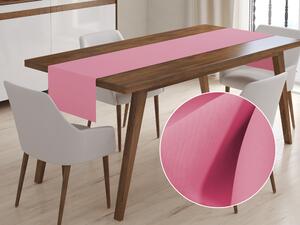 Biante Dekoračný behúň na stôl Rongo RG-027 Ružový 20x120 cm