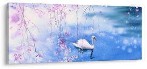 Obraz - Magické jazero (120x50 cm)