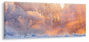 Obraz - Mrazivé svitanie (120x50 cm)