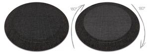 Kusový koberec Dimara čierny kruh 150cm