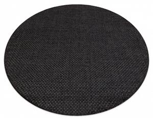 Kusový koberec Dobela čierny kruh 150cm