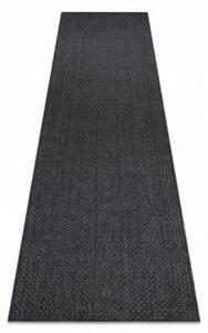 Kusový koberec Decra čierny atyp 60x200cm
