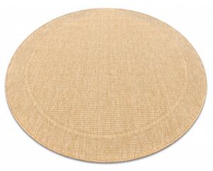 Kusový koberec Duhra béžový kruh 200cm