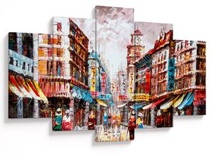 Obrázok - Hong Kong, olejomaľba (150x105 cm)