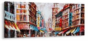 Obrázok - Hong Kong, olejomaľba (120x50 cm)