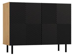 TP Living Komoda KAMA 100 cm dub artisan/čierna
