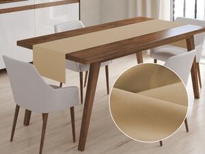 Biante Dekoračný behúň na stôl Rongo RG-040 Kávový hnedý 20x140 cm