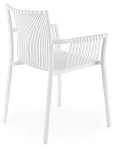 Záhradná stolička K492 - biela