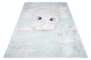 Detský koberec s motívom rozkošných sovičiek Šírka: 120 cm | Dĺžka: 170 cm