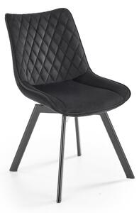 Halmar K520 stolička nohy - čierne, sedák - čierny