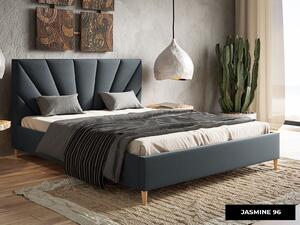 - Moderná čalúnená posteľ MALIA ROZMER: 160 x 200 cm, FARBA NÔH: biela