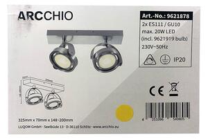 Arcchio Arcchio - LED Stmievateľné bodové svietidlo MUNIN 2xES111/GU10/11,5W/230V LW0004 + záruka 3 roky zadarmo
