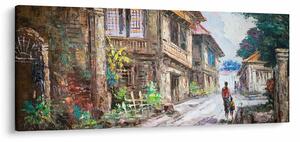 Obraz Filipínske dediny, Ázia (120x50 cm)