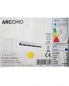 Arcchio Arcchio - LED Stmievateľný luster na lanku OLINKA 5xLED/5,4W/230V LW0150 + záruka 3 roky zadarmo