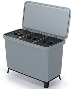 Odpadkový kôš na triedený odpad NKS45W3 30 l - svetlosivá