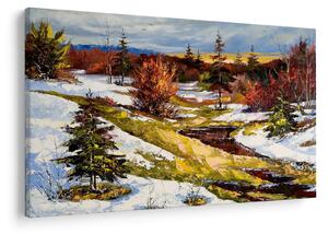 Obraz - Príchod jari (90x60 cm)