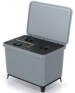 Odpadkový kôš na triedený odpad NKS60W3 43 l - svetlosivá