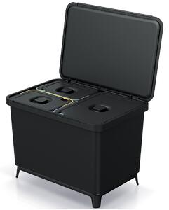 Odpadkový kôš na triedený odpad NKS60W3 43 l - čierna