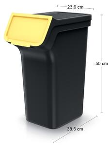 Odpadkový kôš na triedený odpad (3 ks) NPW25S3 25 l - čierna