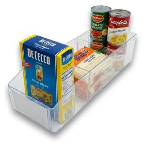 Usporadejto.cz Úložný box, ideálny do špajzy, s etiketou + 2 priehradky, BITO, 40x13 cm