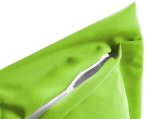 Biante Dekoračná obliečka na vankúš s lemom Rongo RG-041 Žiarivá zelená 40 x 40 cm
