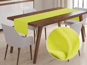 Biante Dekoračný behúň na stôl Rongo RG-026 Žltozelený 20x120 cm