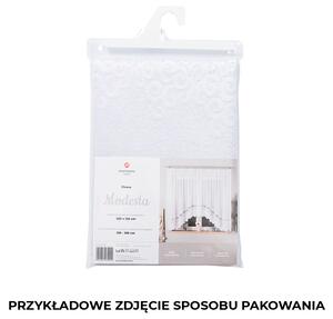 Biela žakarová záclona MODESTA 250x120 cm