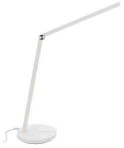 JU Biela stolná LED lampa, 7 W