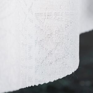 Biela žakarová záclona VIKTORIA 410x160 cm