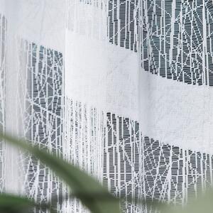 Biela žakarová záclona VIKTORIA 310x160 cm