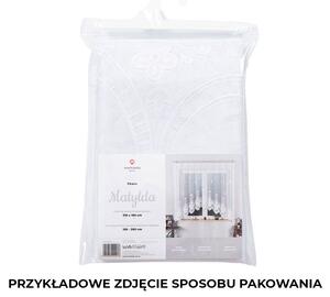 Biela žakarová záclona MATYLDA 310x160 cm