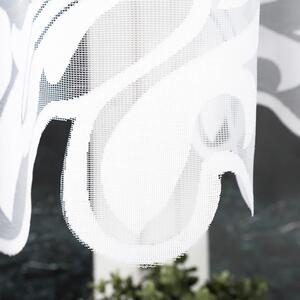 Biela žakarová záclona ALINA 430x160 cm