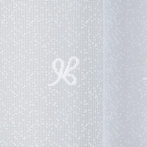 Biela žakarová záclona KAROLINA 300x130 cm