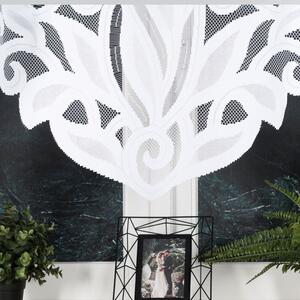 Biela žakarová záclona POLA 300x160 cm
