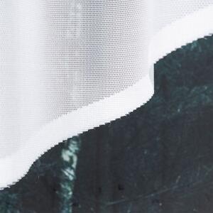Biela žakarová záclona DANIELA 250x90 cm