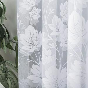 Biela žakarová záclona BOZENA 500x160 cm