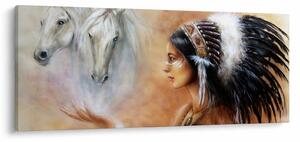 Obraz - Kúzla indiánov (120x50 cm)