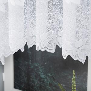 Biela žakarová záclona BOZENA 500x160 cm