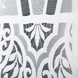 Biela žakarová záclona ROZALIA 250x160 cm