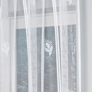Biela žakarová záclona BEATA 315x160 cm