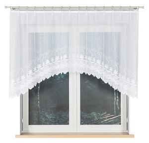 Biela žakarová záclona JOVITA 250x120 cm